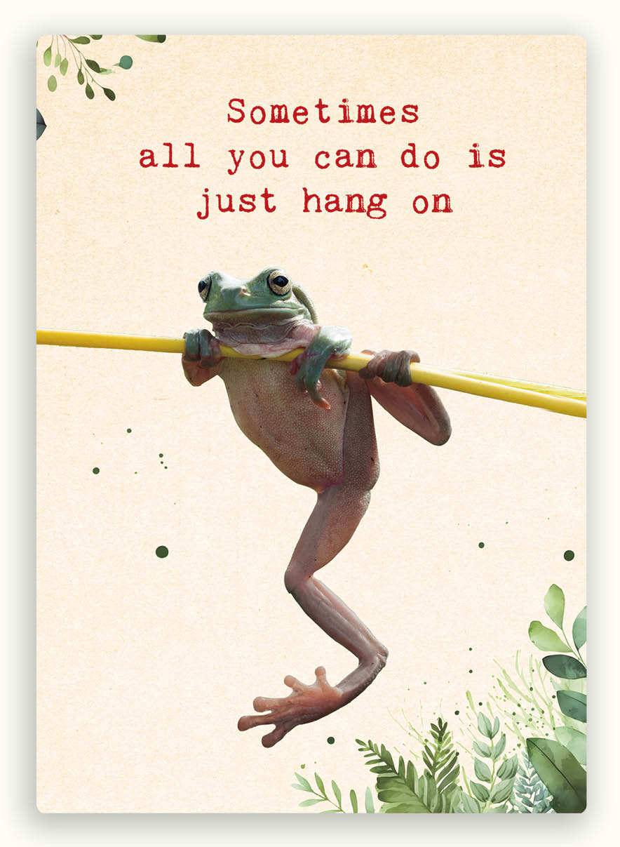 Just hang on